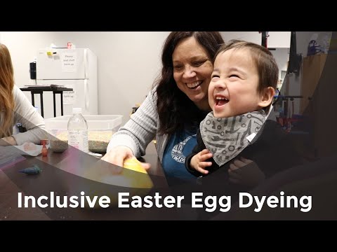 Inclusive Easter Egg Dyeing