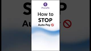 How to Stop PhonePe AutoPay #phonepay