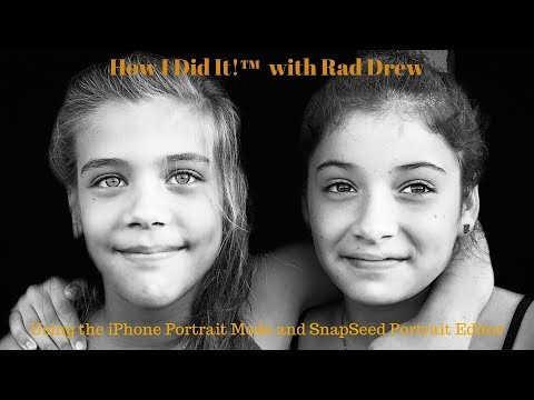How I Did It!™: Using the iPhone Portrait Mode and SnapSeed Portrait Editor