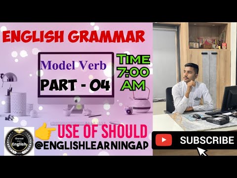 PART- 04 How to use of “should” in English grammar.@EnglishlearningAp 