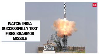 Watch: India successfully test fires Brahmos missile with enhanced capabilities
