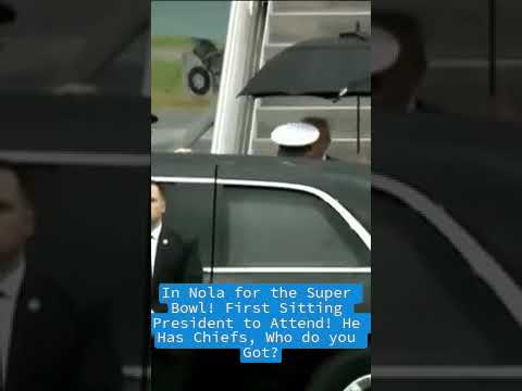 Super Bowl Fever! Trump ARRIVES in New Orleans
