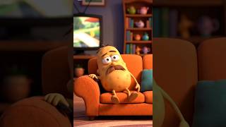 This potato won't let his friend cry #emotional #animation #friendship #comedy