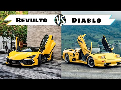 1990 Lamborghini Diablo vs Today’s Lambos – Old Devil vs New Beast