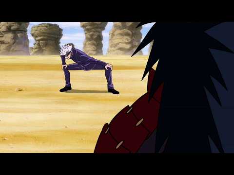 Madara battle of eye power with Gojo jujutsu kaisen