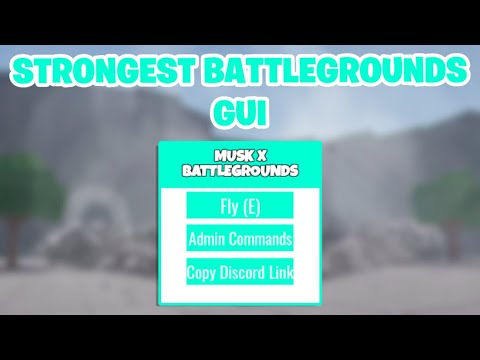 BEST The Strongest Battlegrounds Script - (ROBLOX)