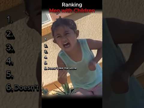 Ranking Men with Children #shorts #funny