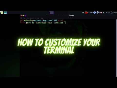 How to make terminal look like parrot os terminal