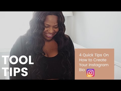 4 QUICK TIPS ON CREATING YOUR INSTAGRAM BIO