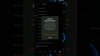 How to remove professional account on instagram