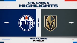 NHL Game 5 Highlights | Oilers vs. Golden Knights - May 14, 2025