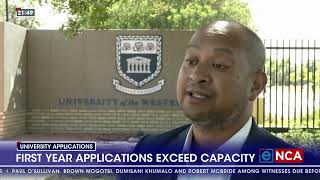 First-year university applications exceed capacity