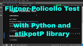 Python - Fligner-Policello Test with stikpetP