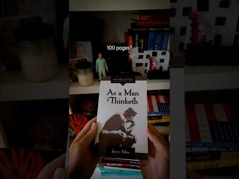 As A Man Thinketh 💭 #bookstoread #nonfiction