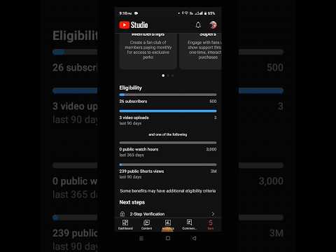 yt studio new update problem..500 subscribers not seen problem solve.#short #techvideo