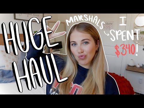 Marshalls cleaned out my wallet and I’m not mad about it | HUGE HAUL FROM MARSHALLS + TRY ON