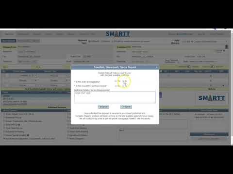 How to Request Special Services - CSS SMARTT Shipping Software