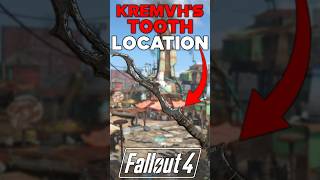 LEGENDARY KREMVH'S TOOTH MACHETE LOCATION IN FALLOUT 4