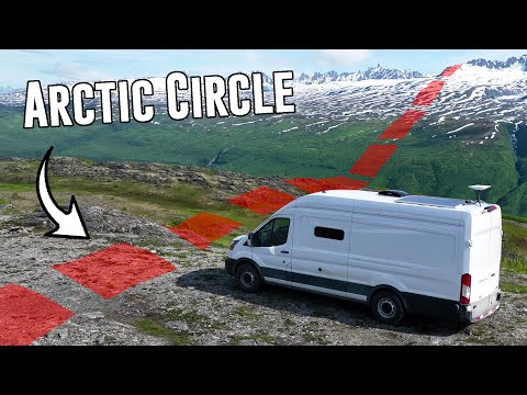 I Drove 2,415 Miles to the Arctic Circle! | Van Life Journey