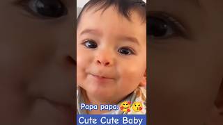 Cutebaby😍papa talking❤️