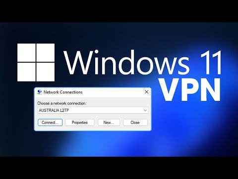 How to use use VPN in built in windows settings.