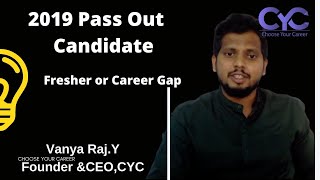 2019 Pass Out   Candidate|best software courses in hyderabad|Vanya Raj|CYC