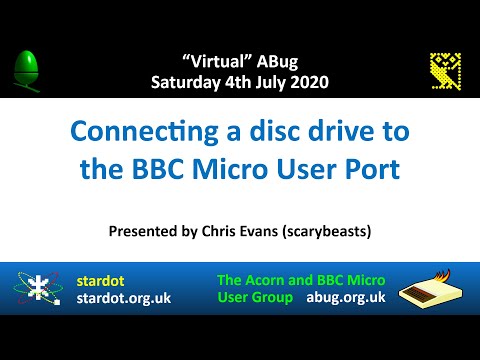 ABug 05: Connecting a disc drive to the BBC Micro User Port (Chris Evans) Acorn Floppy Disk