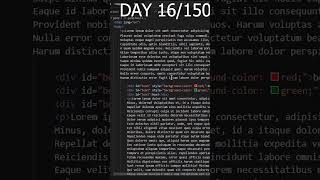 day 16/150 of learning web development #coding #150dayschallenge #webdesign #codingdays