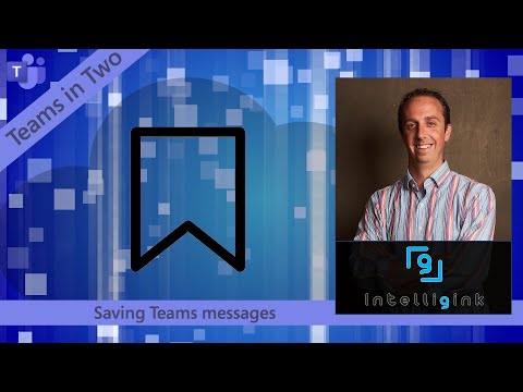 Saving Microsoft Teams messages to read later!