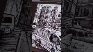 Background process! #mangaart #backgroundart #mangabackground #indiemanga #horrormanga #manga #comic