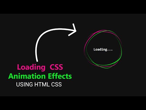 Loading  CSS Animation Effects |  CSS3 Creative Div Box Design