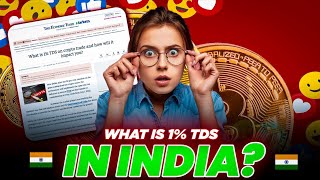 What is 1% TDS in India? 🤔 | Crypto #Trading | #Crypto News | BTC | ETH | Today Crypto Currency
