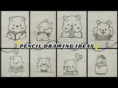 Aesthetic Drawing Ideas for Beginners | Pencil Sketch Ideas ✏️ | Cute and Simple Drawings