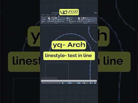 YQArch Autocad plugin, make letter line style in autocad #autocadtutorial #autocad #architecture