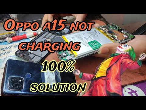 oppo a15 charging not working।।