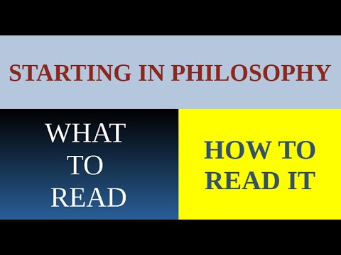 Reading Philosophy for Beginners