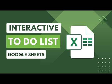 To Do List - Google Sheets