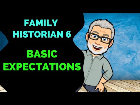Family Historian 6 - Performing Basic Tasks