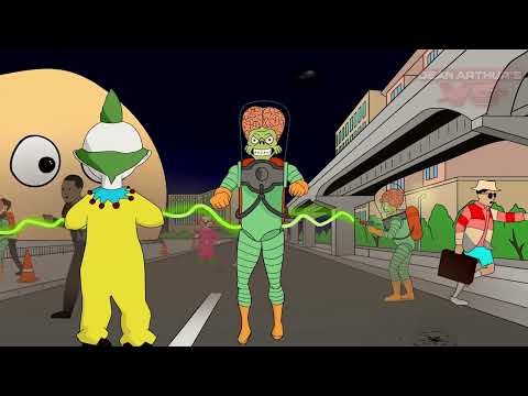 Martians VS The Killer Klowns! FIGHT Animation (Mars Attacks! x Killer Klowns from Outer Space)