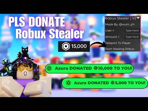 PLS DONATE SCRIPT 💸 || ROBUX STEALER SCRIPT  [ WINTER UPDATE🎄☃️]