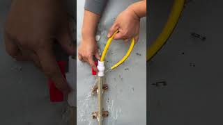 How to Fix PVC Pipe Leakage with Simple Trick | DIY Plumbing Hack #ideas #shorts #pipe