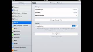 iPad   Settings App