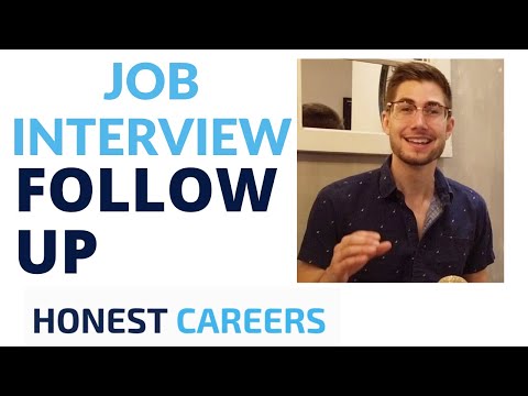 When to FOLLOW UP after a JOB INTERVIEW (& what to say)