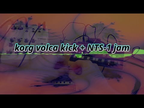Sync:ed Korg Volca Kick + NTS-1 jam | No Talk | nlsound