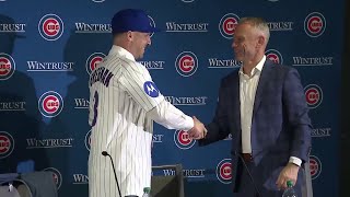 Press conference: Alex Bregman's full Chicago Cubs introduction