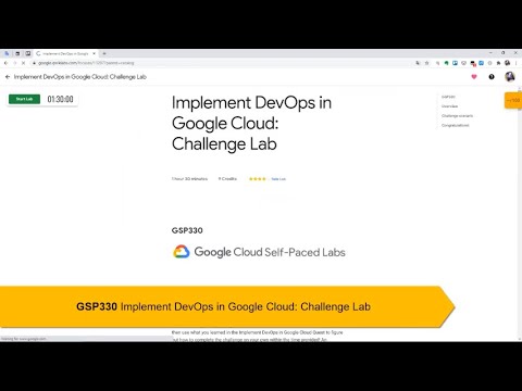GSP330 Implement DevOps in Google Cloud: Challenge Lab | 🐱‍🏍 GCP learning tour