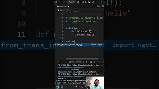 Python monkey 🐵 patching program ll how to do monkey patching in python #monkeypatching #python