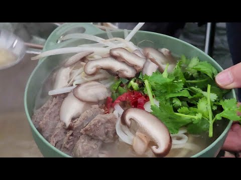 Rice noodle Mukbang at the Camping /#쌀국수 / #mukbang#shorts #campingfood
