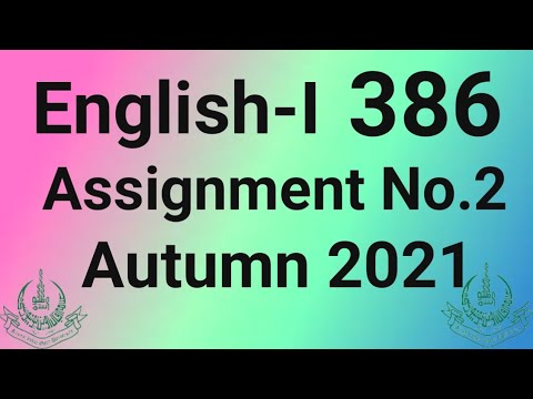 Aiou Code 386 Solved Assignment No.2 Autumn 2021 | Aiou Solved Assignments |