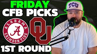 Alabama vs Oklahoma Picks - College Football Playoffs with Kyle Kirms